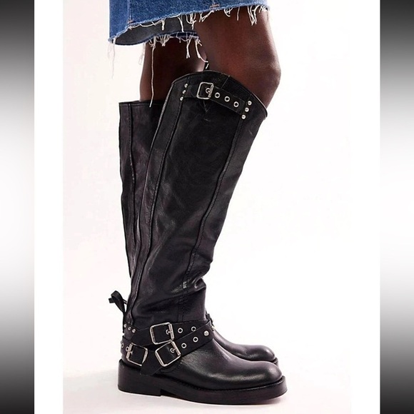 Free People Shoes - Free People Janey Tall Engineer Boots